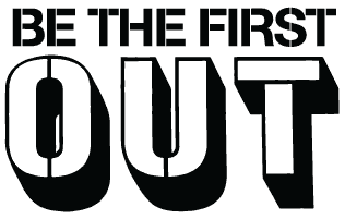 be the first out logo